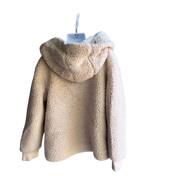 Cat and Jack Tan Hooded Warm Winter Jacket - Picture 4 of 5